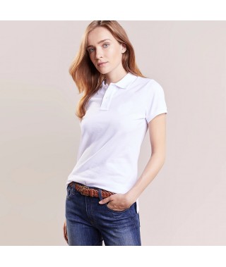 Women's Slim Fit Solid Polo Shirt - 3