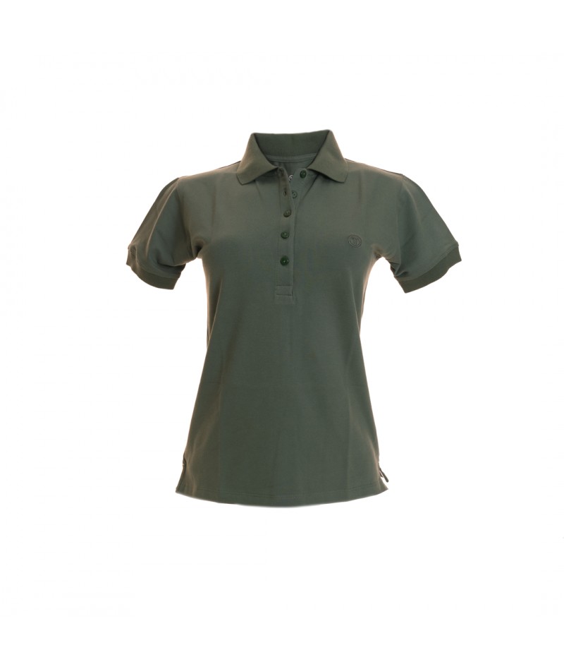 Women's Slim Fit Solid Polo Shirt - 31