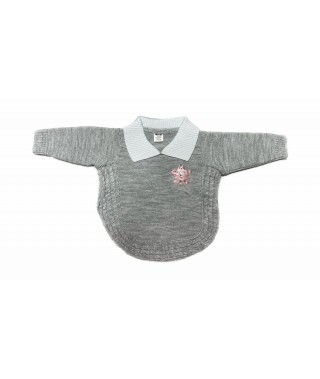 Girls' pompons sweater - 1