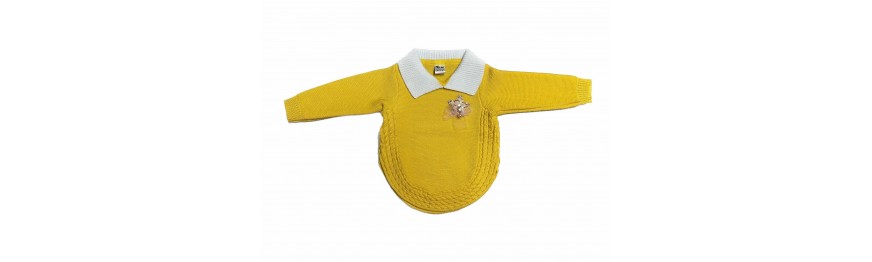Girls' pompons sweater - 2