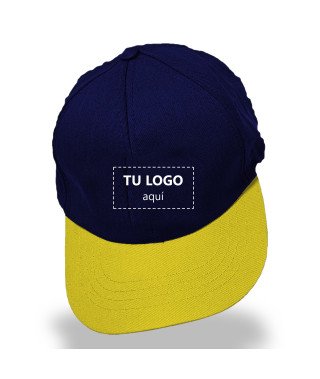 Two-tone Azul marino cap