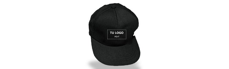 Gorra Negro con tu logo bordado